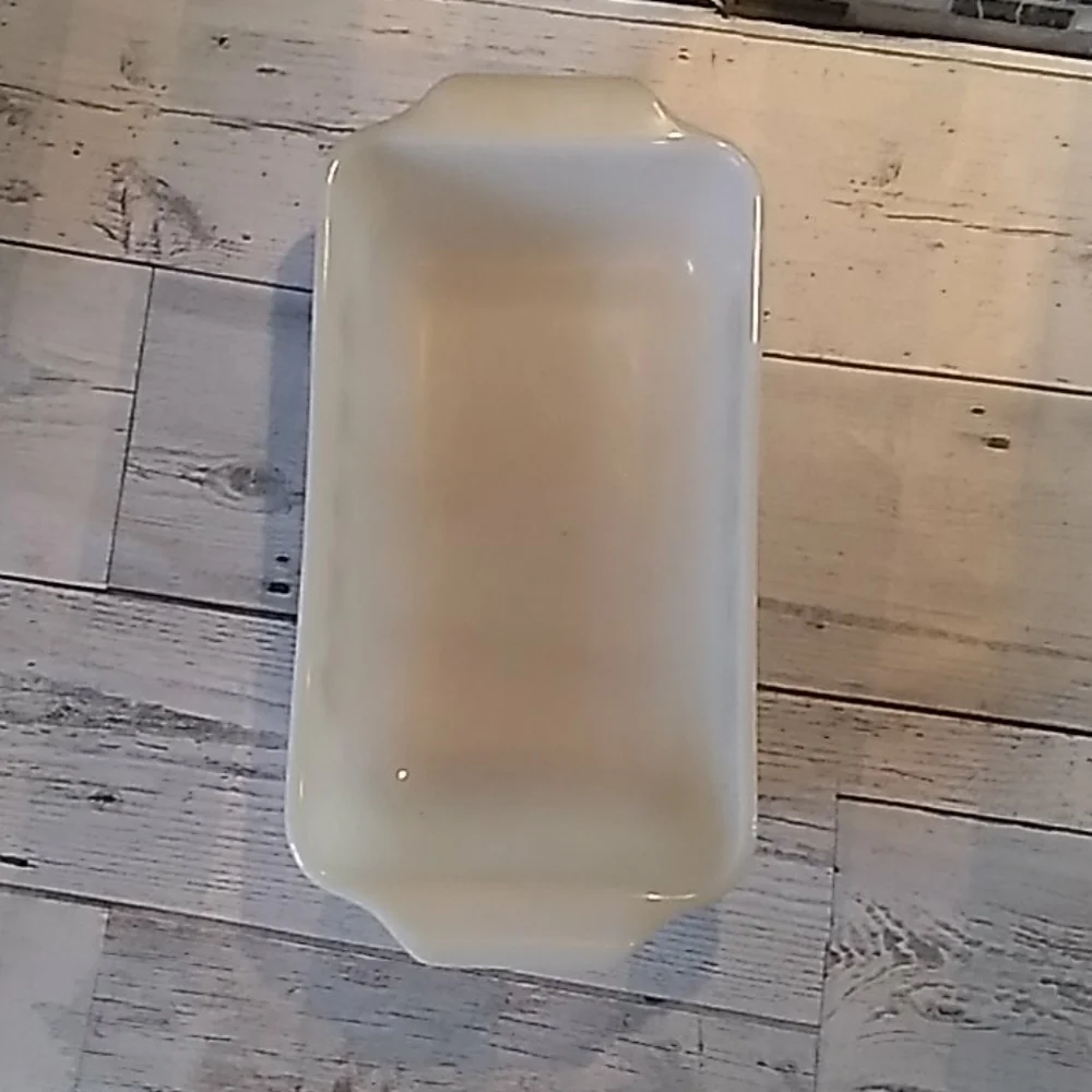 Fireking vintage Medaow Green loaf pan
